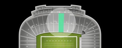 Seat view from Lower Sideline