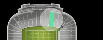 Seat view from Lower Sideline