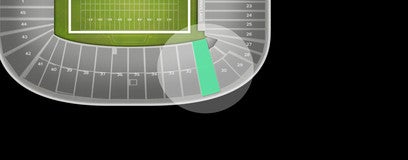 Seat view from Lower Sideline