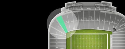 Seat view from Lower Sideline