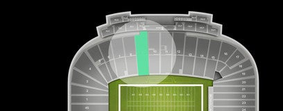 Seat view from Lower Sideline