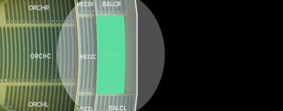 Seat view from Balcony Center