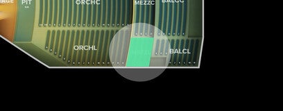 Seat view from Mezzanine Left