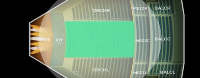 Seat view from Orchestra Center