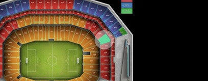 Seat view from Middle