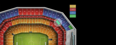 Seat view from Middle