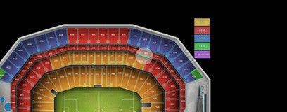 Seat view from Section