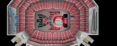 Seat view from 