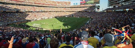 Seat view from Standing Room Only