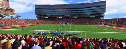 Seat view from East Field Club