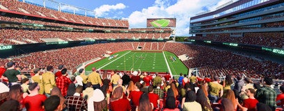 Seat view from Middle Endzone