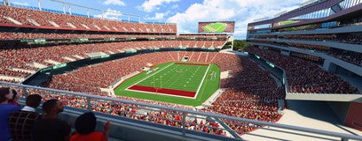 Seat view from Loge Endzone