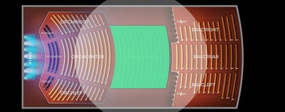 Seat view from Orchestra