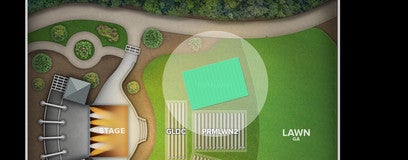 Seat view from Premium Lawn