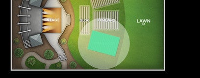 Seat view from Premium Lawn