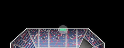 Seat view from Standing Room Only