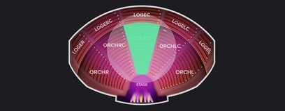 Seat view from Orchestra