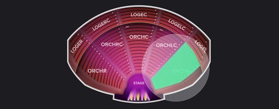 Seat view from Orchestra