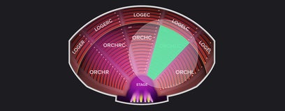 Seat view from Orchestra