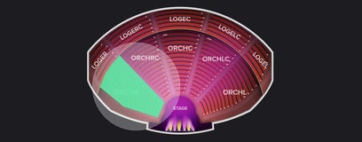 Seat view from Orchestra