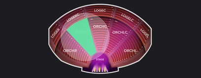 Seat view from Orchestra