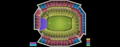 Seat view from Lower Endzone