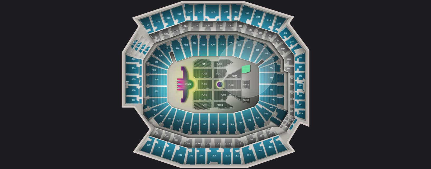 Seat view from Floor