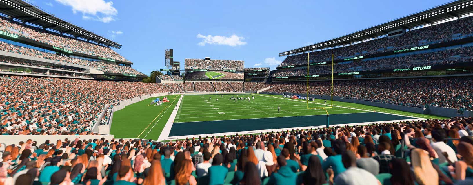 Seat view from Lower End Zone