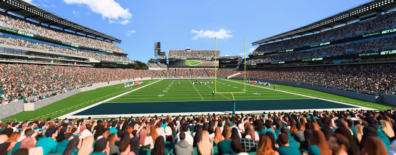 Seat view from Lower End Zone
