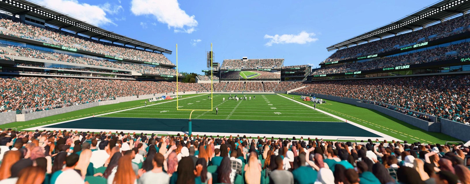 Seat view from Lower End Zone