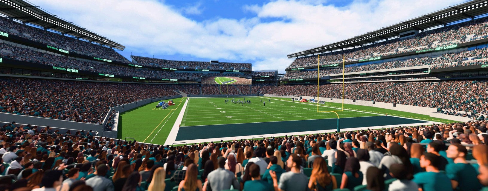 Seat view from Lower End Zone