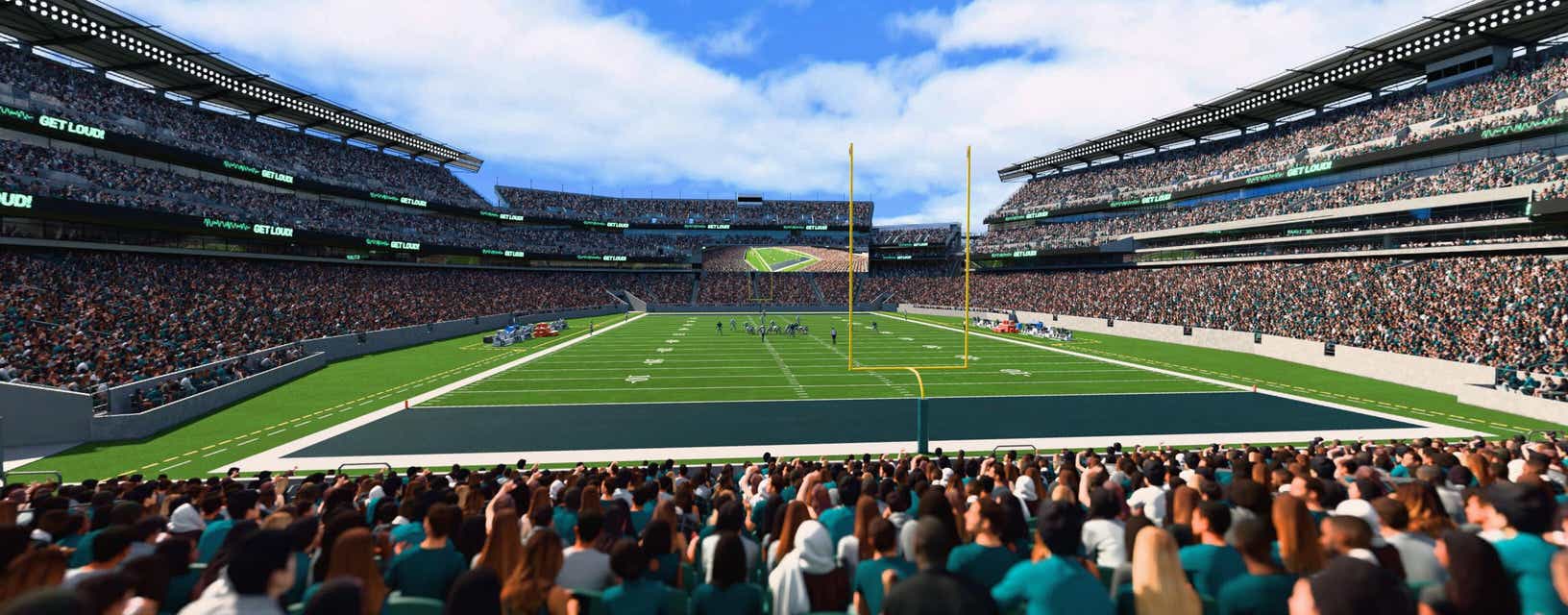 Seat view from Lower End Zone
