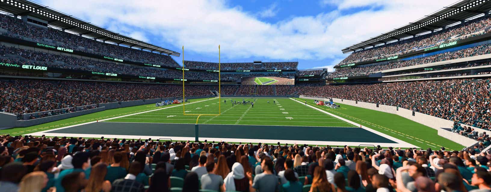 Seat view from Lower End Zone