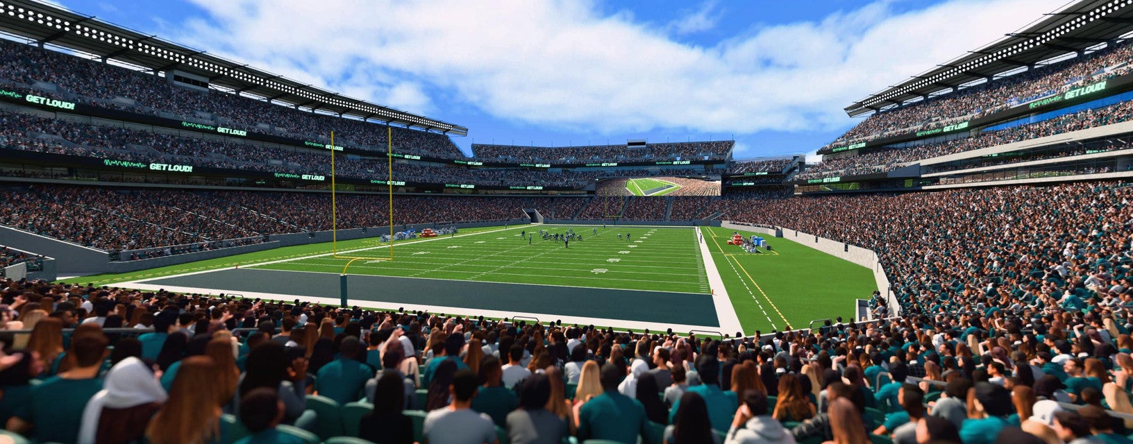 Seat view from Lower End Zone