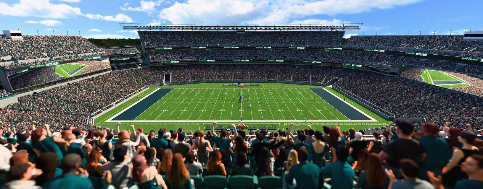 Seat view from Upper Sideline