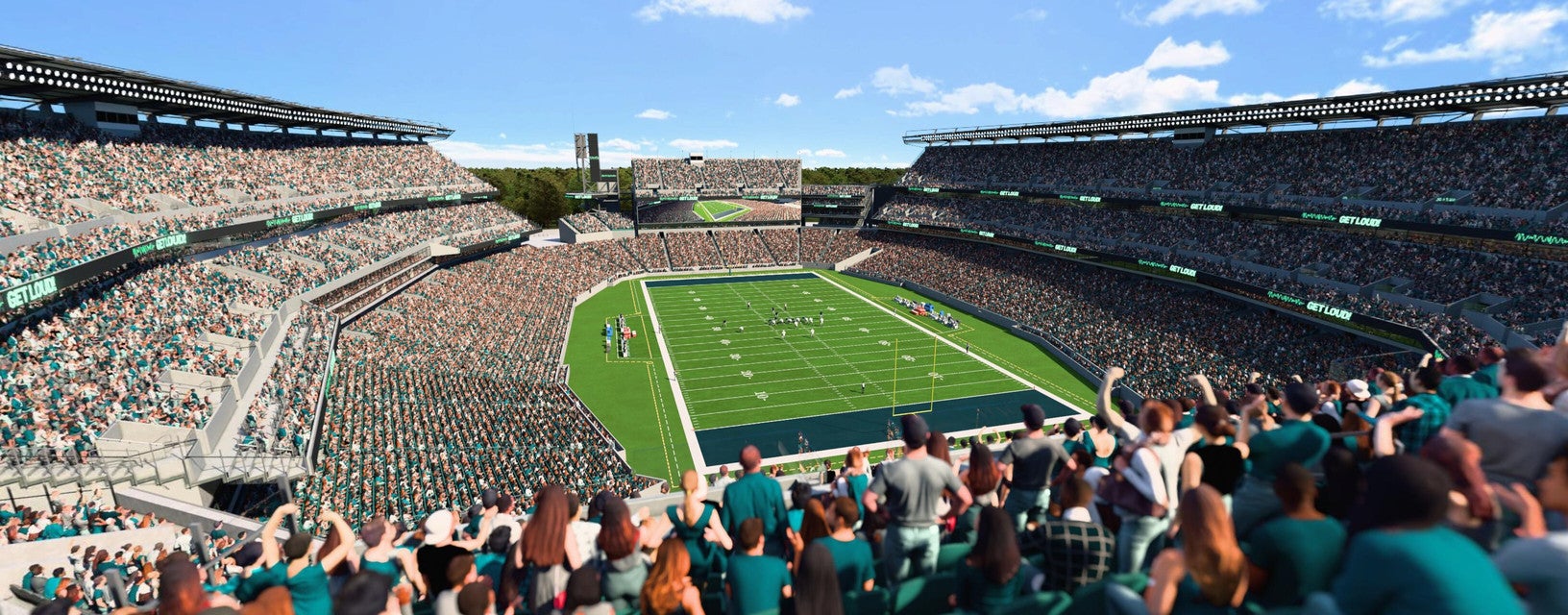 Seat view from Upper End Zone