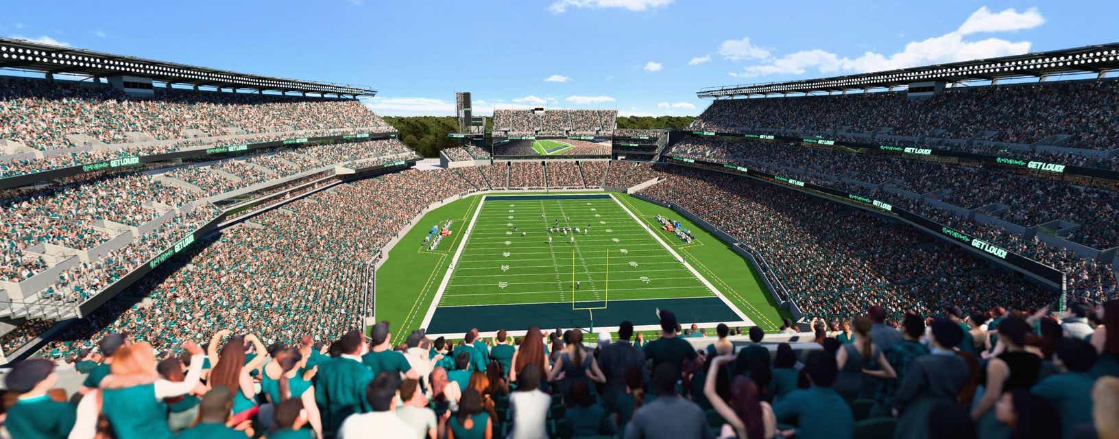 Seat view from Upper End Zone