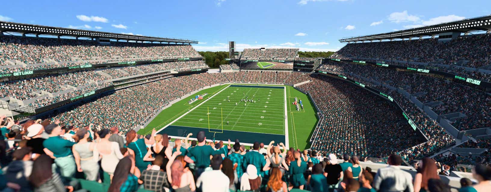 Seat view from Upper End Zone