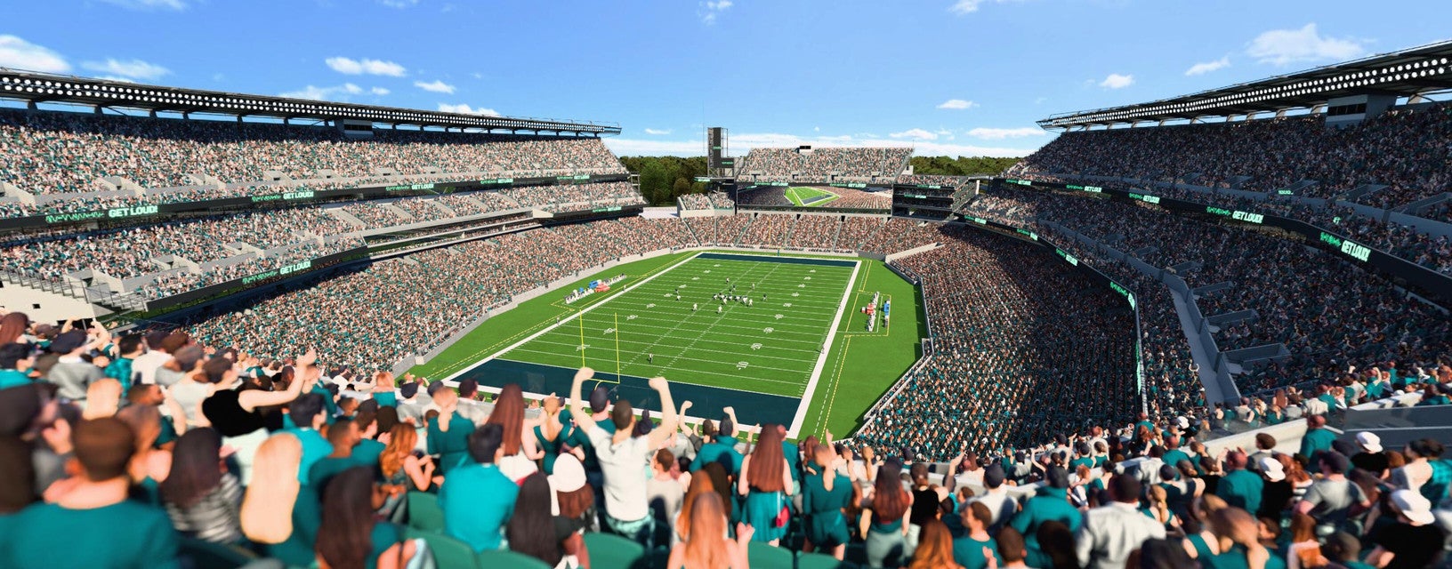 Seat view from Upper End Zone