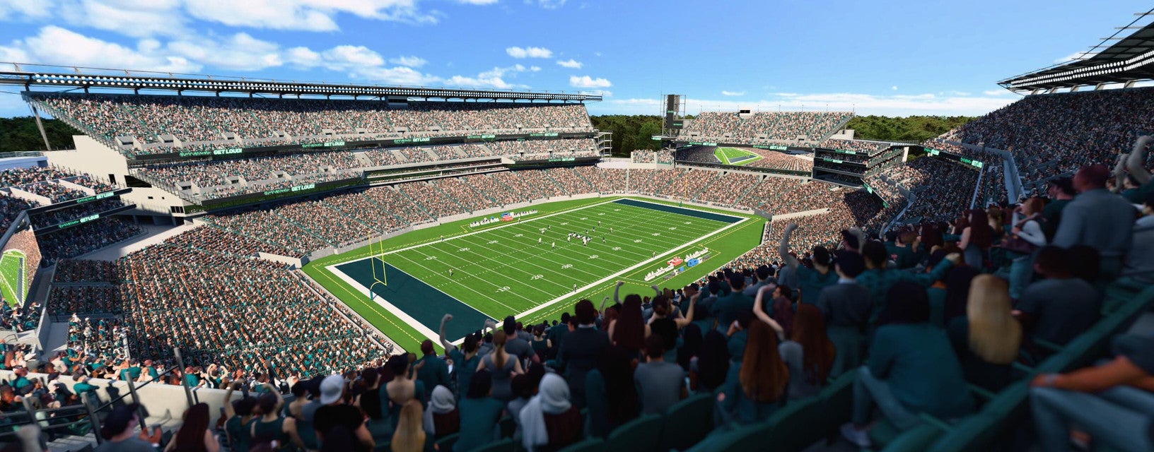 Seat view from Upper Sideline