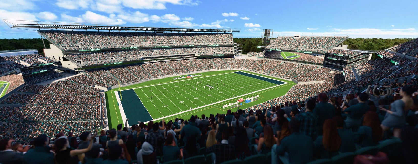 Seat view from Upper Sideline