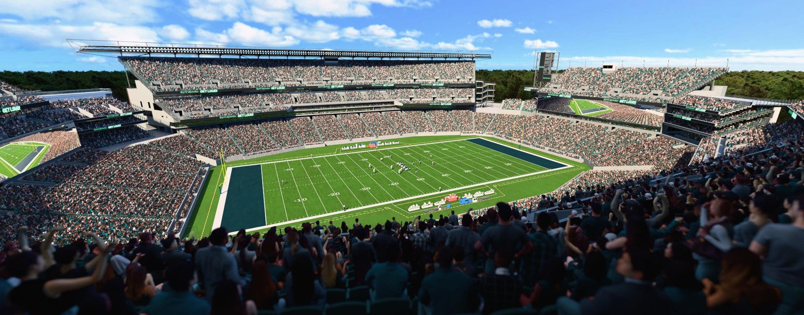 Seat view from Upper Sideline