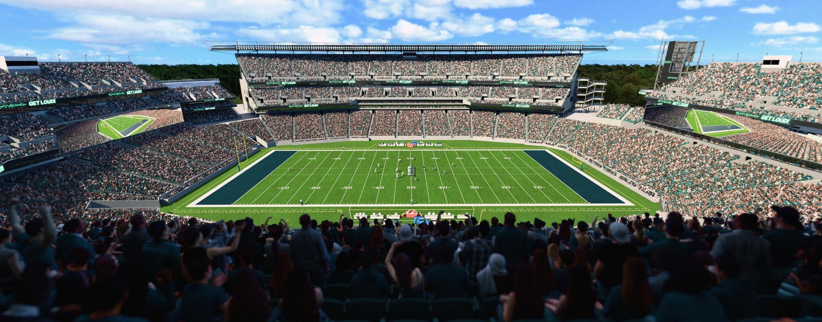 Seat view from Upper Sideline