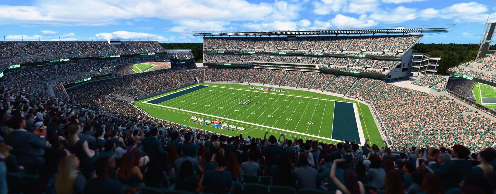 Seat view from Upper Sideline