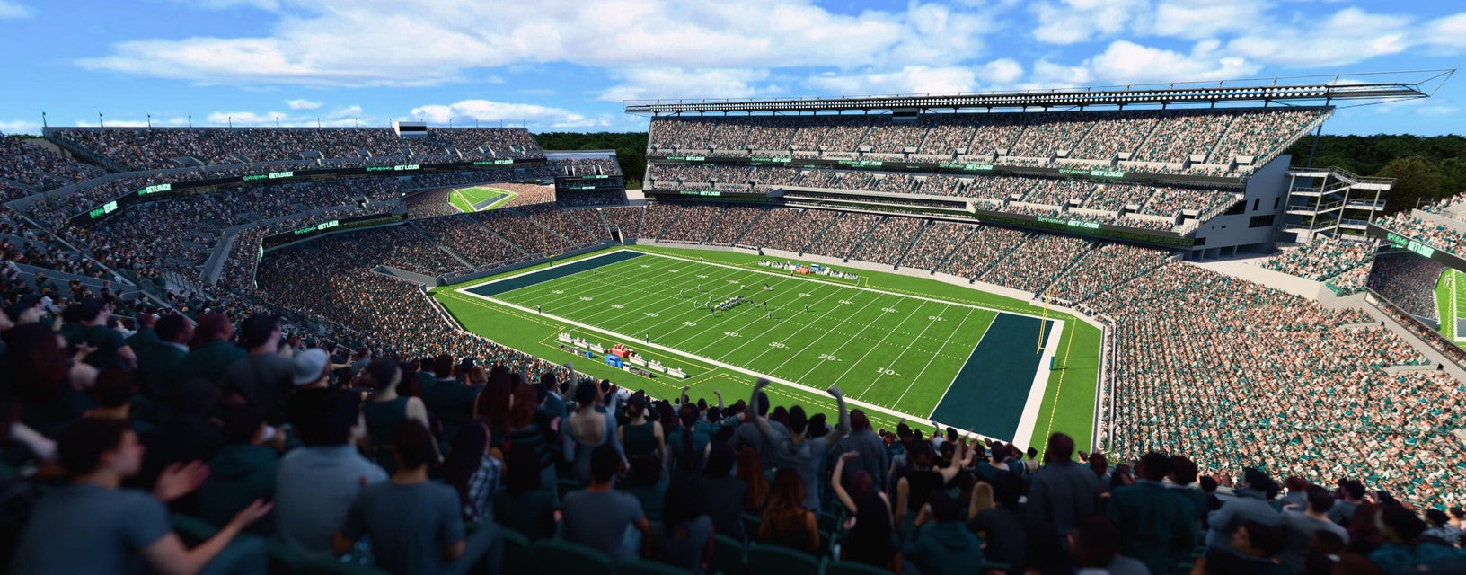 Seat view from Upper Sideline