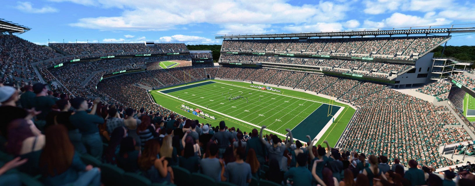 Seat view from Upper Sideline