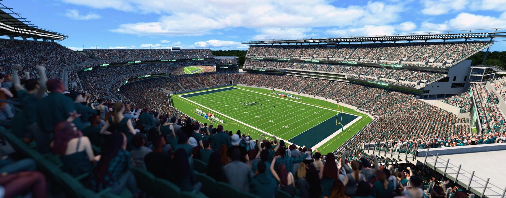 Seat view from Upper Sideline