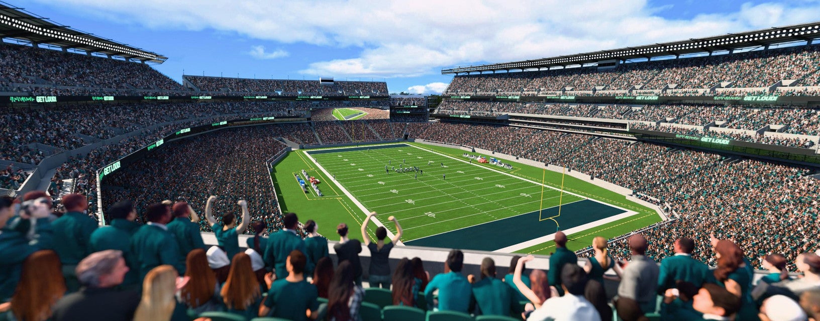 Seat view from Upper End Zone