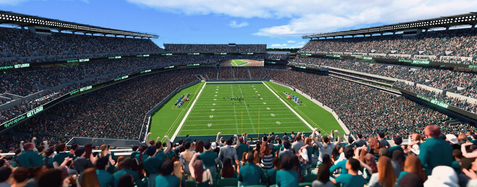 Seat view from Upper End Zone