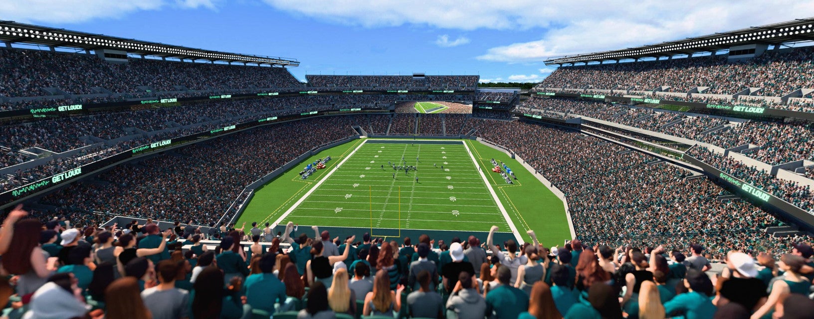 Seat view from Upper End Zone